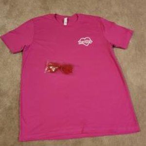 Loverboy Sunglasses + T-Shirt, SZ Large, NEW